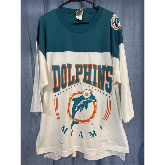 nutmeg mills Other - Vintage Miami Dolphins Nutmeg Mills Oversized Shirt Men's Large 1994